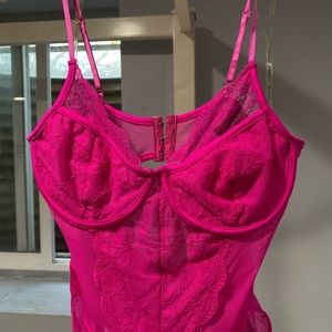 Akira Lacey/Sheer Pink Bodysuit